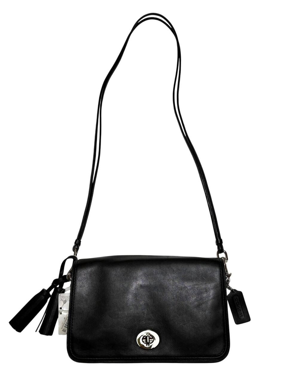 Coach Legacy Penelope Leather Turnlock Crossbody Shoulder Bag 23403 Black NWT